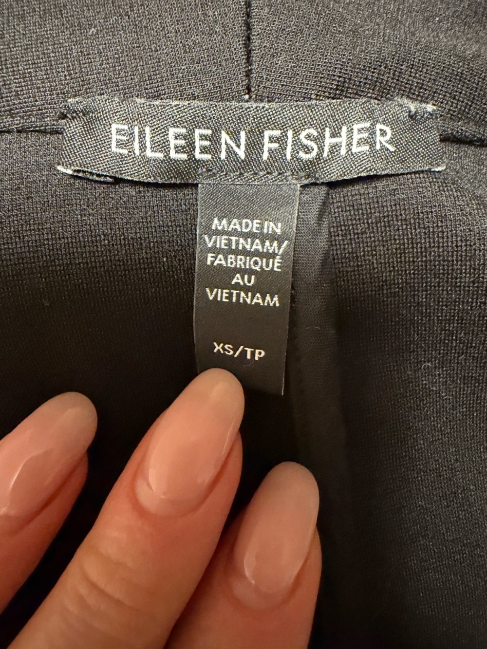Eileen Fisher blk jacket, XS - Picture 5 of 5